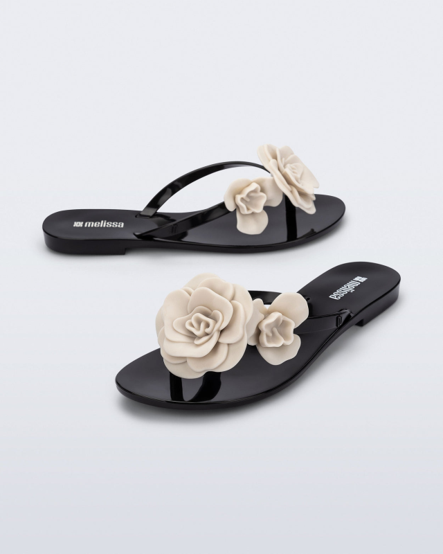 MELISSA HARMONIC PETALS  BLACK/BEIGE