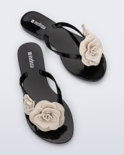 MELISSA HARMONIC PETALS  BLACK/BEIGE