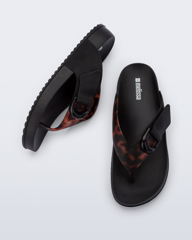 MELISSA COZY THONG  BLACK