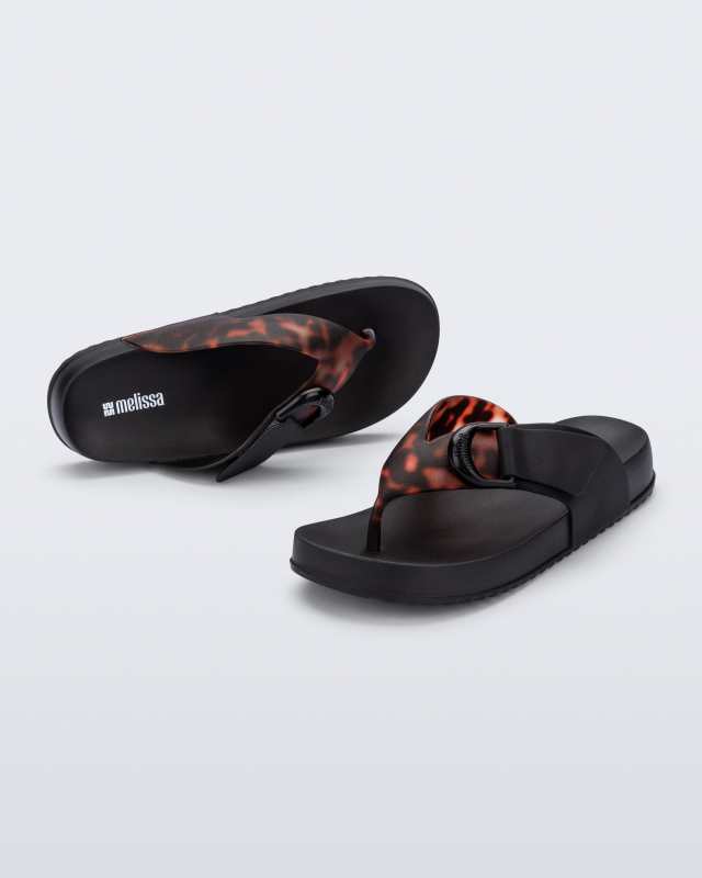 MELISSA COZY THONG  BLACK