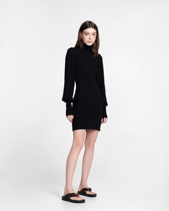 MELISSA COZY THONG  BLACK