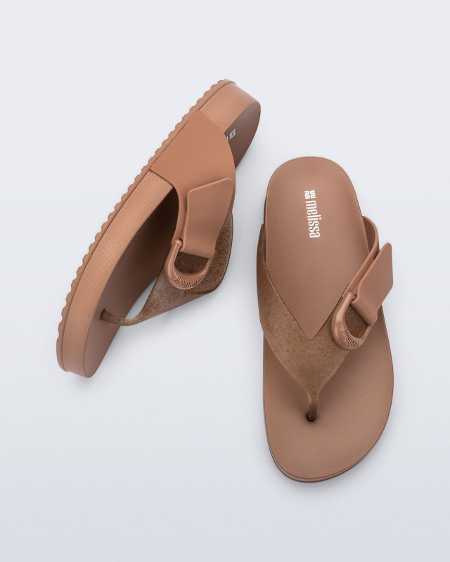 MELISSA COZY THONG  BROWN