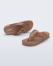 MELISSA COZY THONG  BROWN