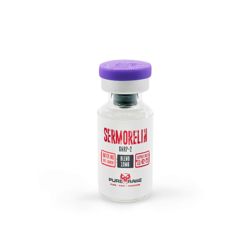 PURERAWZ SERMORELIN + GHRP-2 BLEND 5MQ SERMORELIN+5MQ GHRP-20=10MQ TOTAL