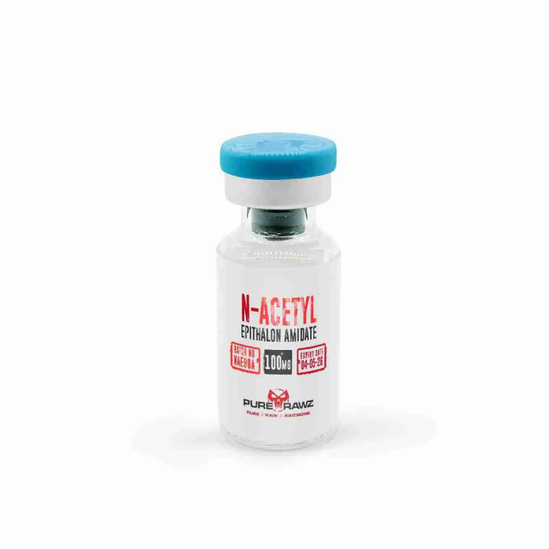 PURERAWZ N-ACETYL EPITHALON AMIDATE PEPTIDE +BACTERIOSTATIC WATER 100MQ