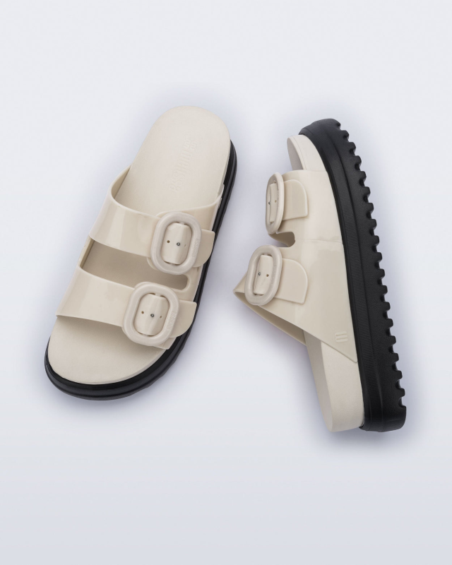 MELISSA COZY PLATFORM  BEIGE/BLACK