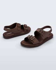 MELISSA WALK SANDAL  BROWN