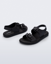 MELISSA WALK SANDAL  BLACK