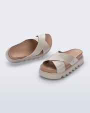 MELISSA COZY CROSS PLATFORM  BEIGE/BROWN