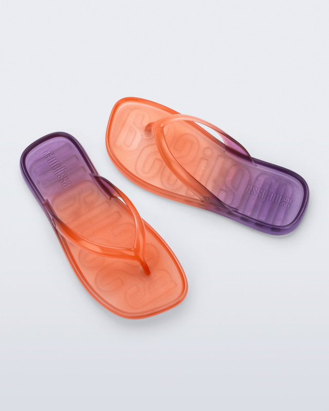 MELISSA BEACHWEAR  ORANGE/PURPLE