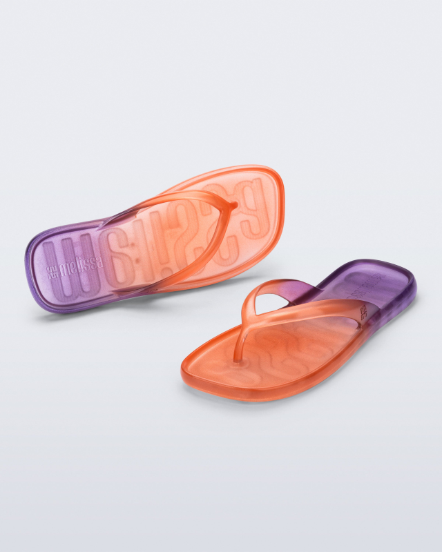 MELISSA BEACHWEAR  ORANGE/PURPLE