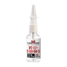 PURERAWZ HEALING AND REPAIR RESEARCH BLEND: BPC-157 ARG + THYMOSIN BETA-4 + GHK-CU NASAL SPRAY/2.2 PER  SPRAY/10ML/220MQ