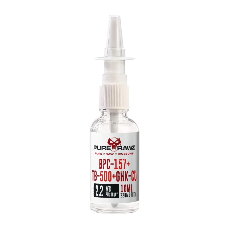 PURERAWZ HEALING AND REPAIR RESEARCH BLEND: BPC-157 ARG + THYMOSIN BETA-4 + GHK-CU NASAL SPRAY/2.2 PER  SPRAY/10ML/220MQ