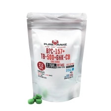 PURERAWZ HEALING AND REPAIR RESEARCH BLEND: BPC-157 ARG + THYMOSIN BETA-4 + GHK-CU PEPTIDE  BLEND 30MQ