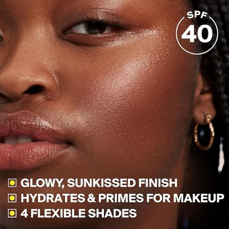 SUPERGOOP! GLOWSCREEN SPF 40 TINTED SUNSCREEN PRIMER WITH HYALURONIC ACID BLUE LIGHT DEFENSE
