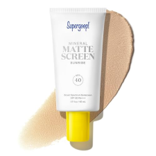 SUPERGOOP! MINERAL MATTESCREEN SPF 40 - OIL-FREE MINERAL SUNSCREEN, MATTE, WATER RESISTANT