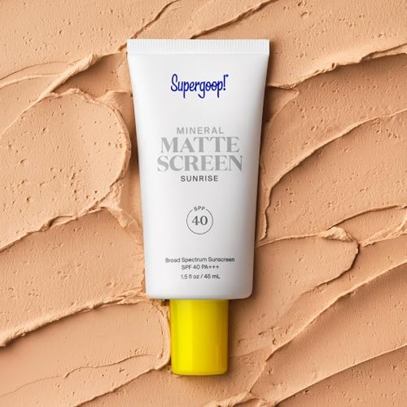 SUPERGOOP! MINERAL MATTESCREEN SPF 40 MINERAL SUNSCREEN - OIL-FREE, MATTE, WATER RESISTANT