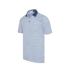 MIURA HERRINGBONE STRIPE JERSEY POLO