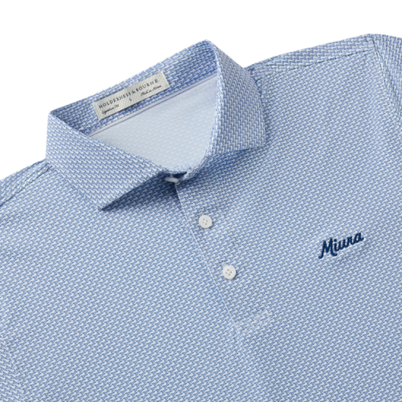 MIURA  MAIDSTONE BLUE HANOVER POLO  MAIDSTONE BLUE