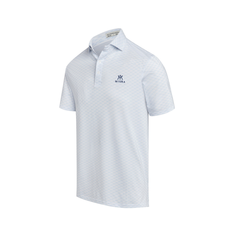 MIURA  WHITECAP POLO  SKYE BLUE/WHITE