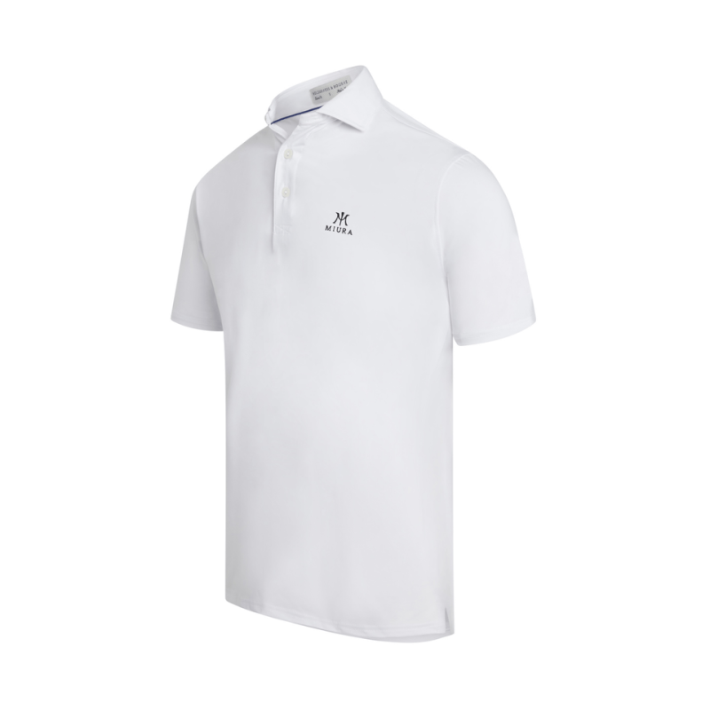 MIURA PERFORMANCE POLO  WHITE