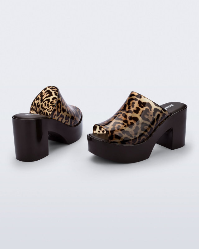 MELISSA MULE HYPE  BLACK/BEIGE