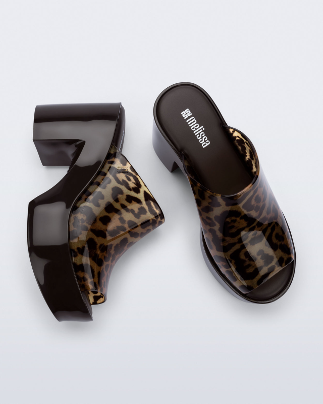 MELISSA MULE HYPE  BLACK/BEIGE