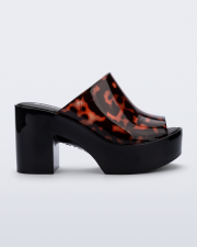 MELISSA MULE HYPE  BLACK/TORTOISE