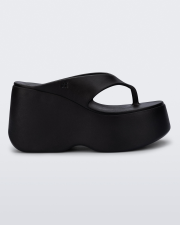 MELISSA FREE THONG WEDGE BLACK