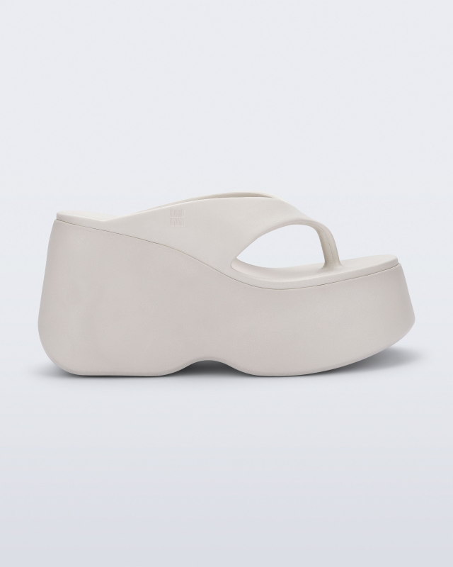 MELISSA FREE THONG WEDGE  BEIGE