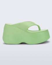 MELISSA FREE THONG WEDGE  GREEN