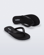 MELISSA FLIP FLOP AIRFLOW  BLACK/WHITE