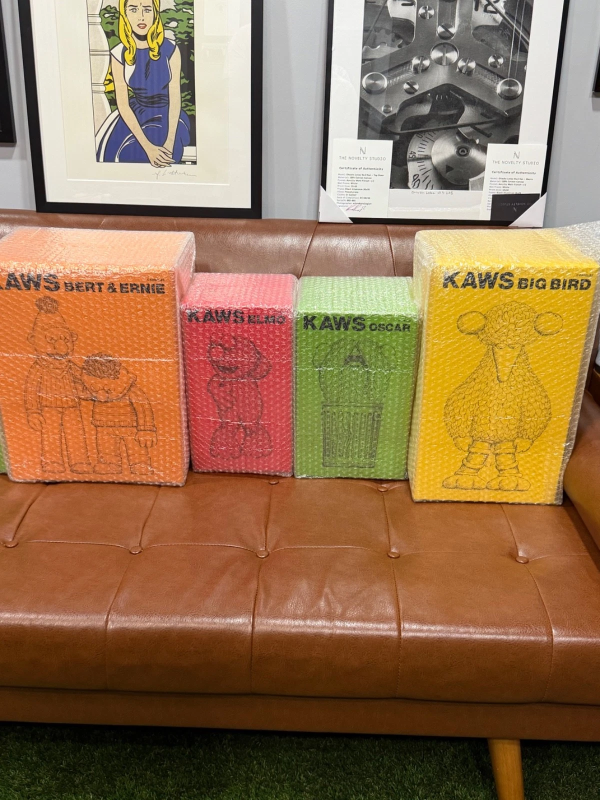 KAWS SESAME STREET FIGURES
