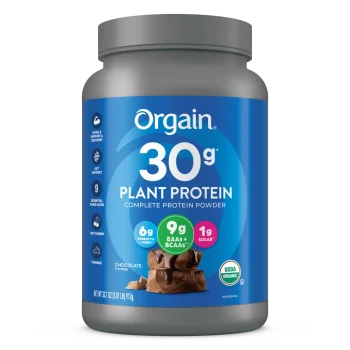 Orgain 30g Plant Protein Powder Chocolate