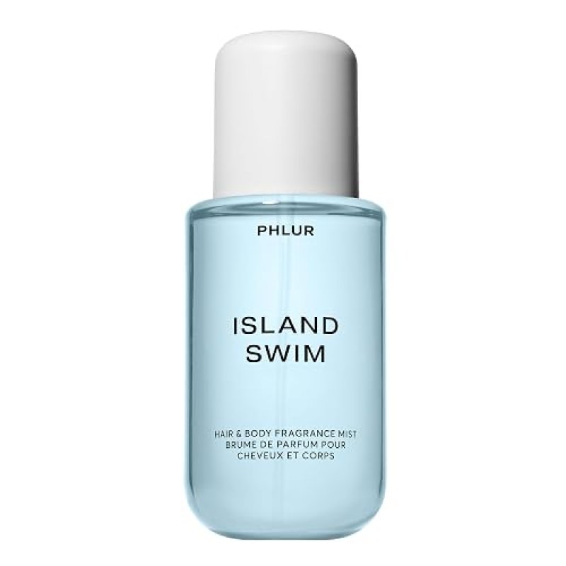 PHLUR ISLAND SWIM BODY MIST 8OZ TROPICAL CITRUS COCONUT HAIR BODY PERFUME SPRAY