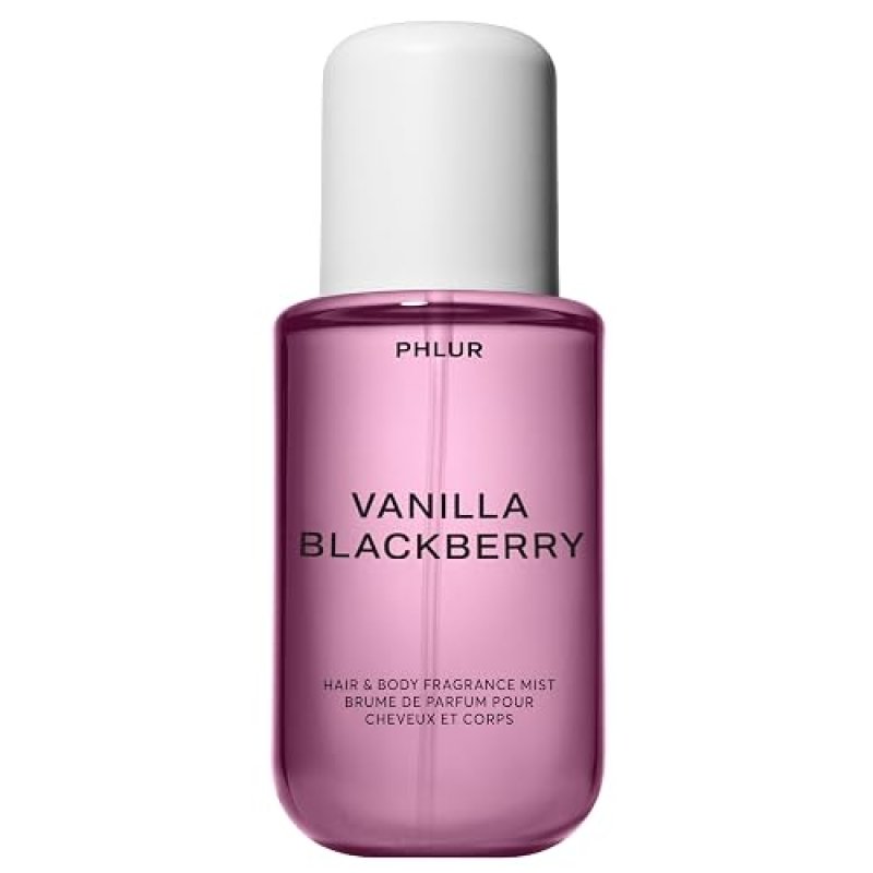 PHLUR VANILLA BLACKBERRY BODY MIST 8OZ VANILLA BLACKBERRY SCENTED HAIR BODY SPRAY