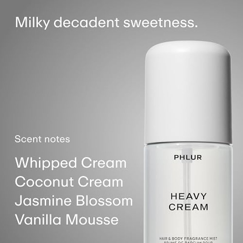 PHLUR SWEET SKIN TRIO TRAVEL SIZE BODY MIST SET VANILLA, HEAVY CREAM CARAMEL, 3 X 3 FL OZ