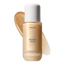 PHLUR BEACH SKIN SHIMMERING BODY OIL 4OZ COCONUT VANILLA SANDALWOOD SCENT WITH CERAMIDES
