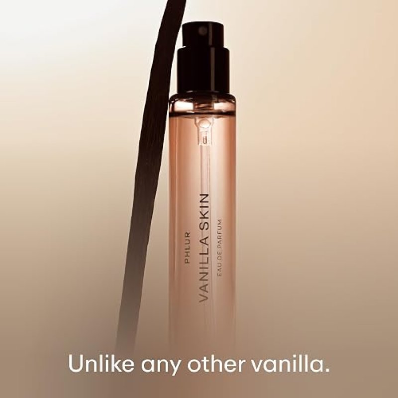 PHLUR VANILLA SKIN PERFUME 9.5ML WARM VANILLA EAU DE PARFUM WITH PINK PEPPER SANDALWOOD