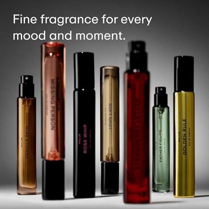 PHLUR ROSE WHIP EAU DE PARFUM 9.5ML FLORAL AMBER UNISEX PERFUME WITH BLACK CURRANT MUSK