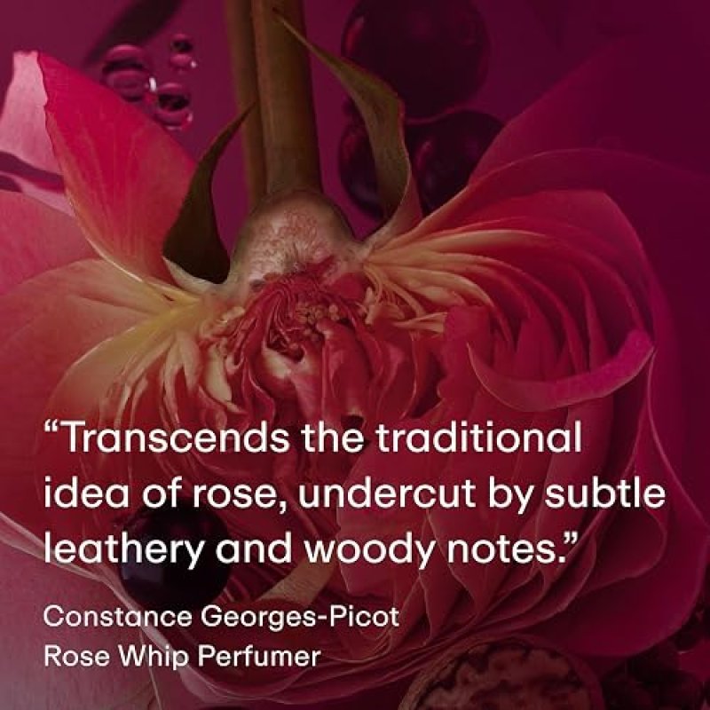 PHLUR ROSE WHIP EAU DE PARFUM 9.5ML FLORAL AMBER UNISEX PERFUME WITH BLACK CURRANT MUSK