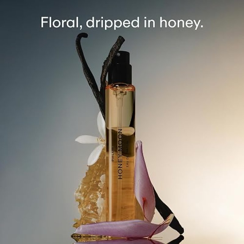 PHLUR HONEY MOON UNISEX PERFUME 9.5ML WARM FLORAL EAU DE PARFUM WITH HONEY ORANGE BLOSSOM