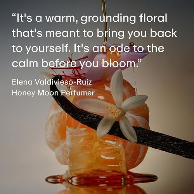 PHLUR HONEY MOON UNISEX PERFUME 9.5ML WARM FLORAL EAU DE PARFUM WITH HONEY ORANGE BLOSSOM