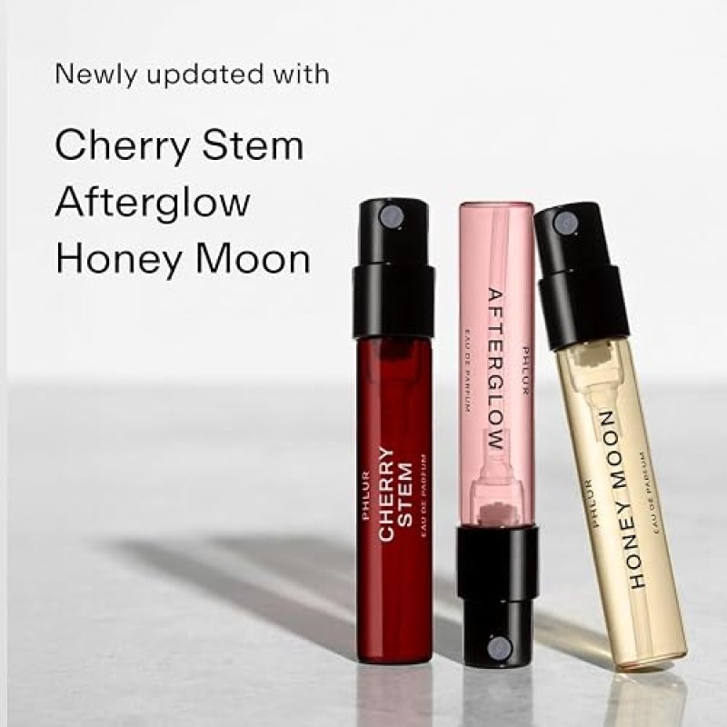 PHLUR 8-PIECE FRAGRANCE DISCOVERY SET 2026 MINI PERFUME SAMPLES 2ML INCLUDING CHERRY STEM