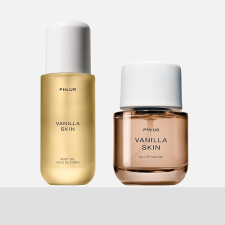 PHLUR VANILLA SKIN PERFUME 50ML BODY OIL 4OZ - DAILY RITUAL DUO FOR NOURISHED SKIN