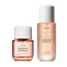PHLUR MISSING PERSON EAU DE PARFUM 50ML BODY OIL 4OZ WITH BERGAMOT, MUSK, ORANGE, SANDALWOOD