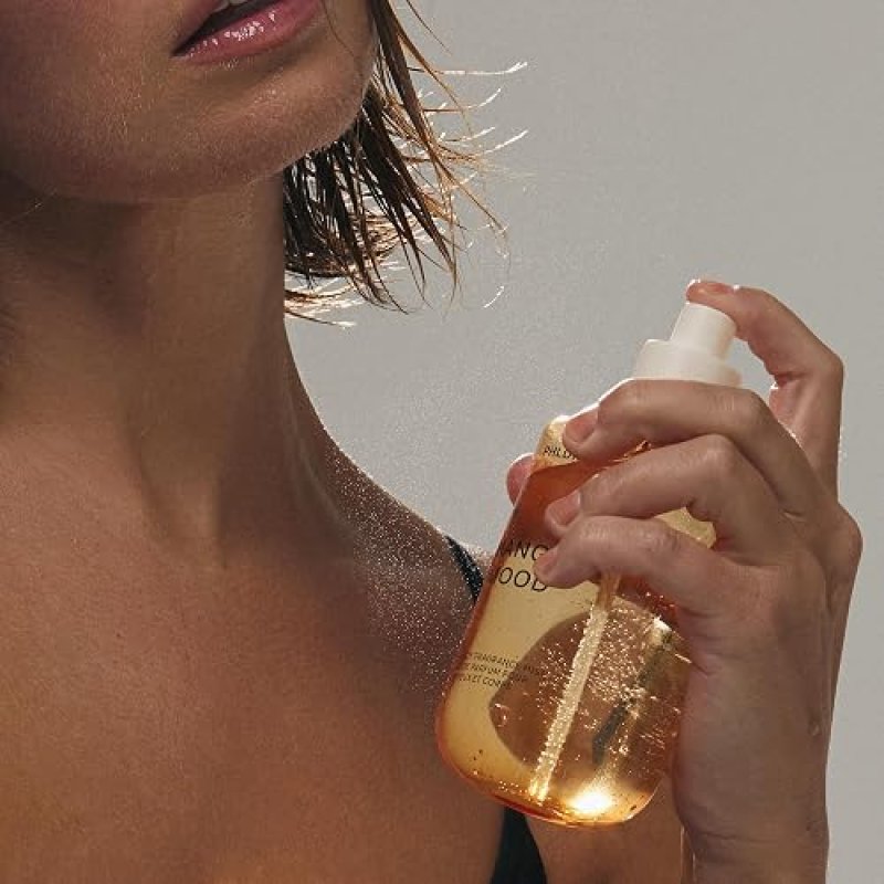 PHLUR MANGO MOOD BODY MIST 8OZ MANGO, BLACK CURRANT VANILLA SCENTED HAIR BODY SPRAY FOR WOMEN