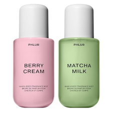 PHLUR BERRY MATCHA LATTE BODY MIST SET 8OZ HAIR BODY PERFUME FOR WOMEN, 78 VALUE