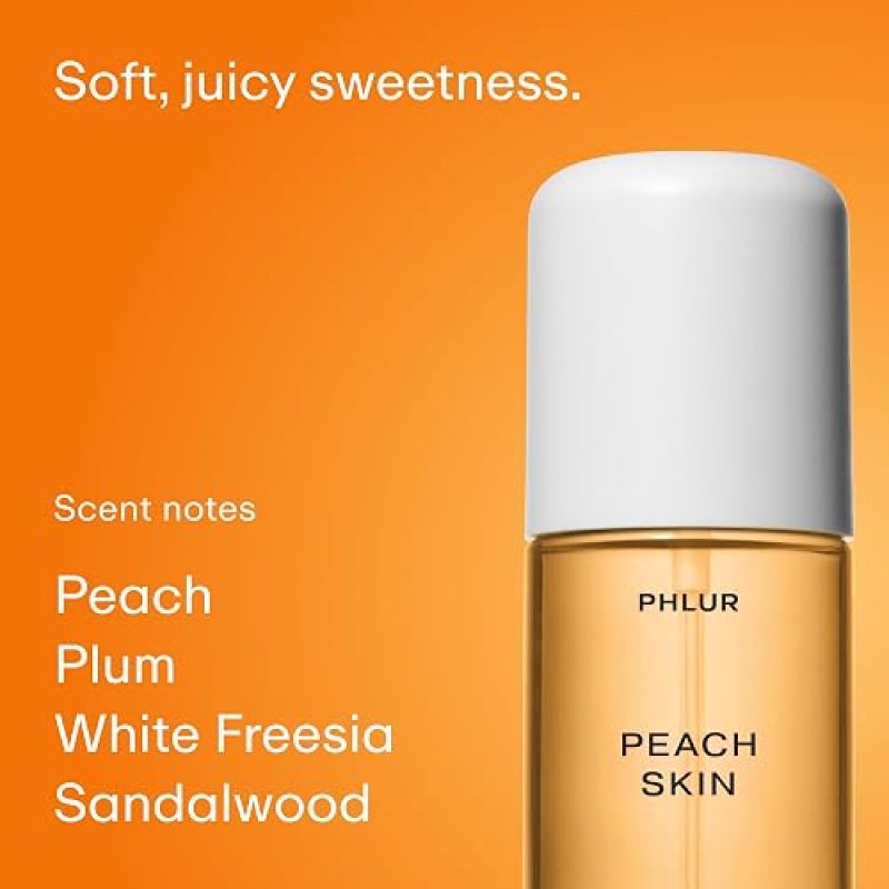 PHLUR VANILLA PEACH TRIO HAIR BODY MIST SET 3 X 3OZ TRAVEL SIZE VANILLA PEACH SCENTS