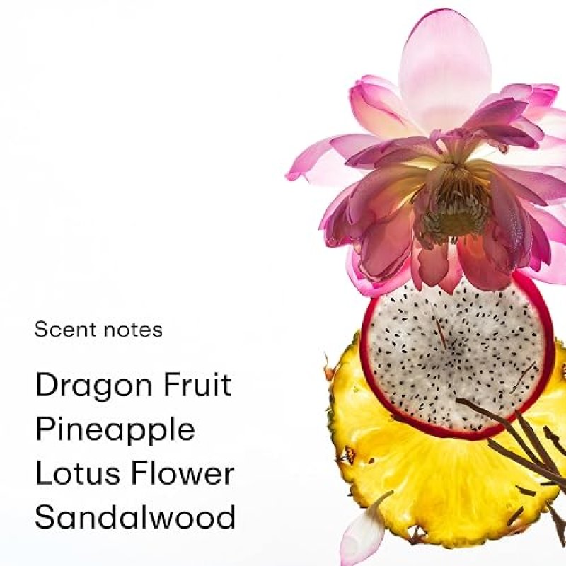 PHLUR DRAGON FRUIT BODY MIST 3OZ TROPICAL VANILLA, AMBER SANDALWOOD PERFUME SPRAY FOR WOMEN